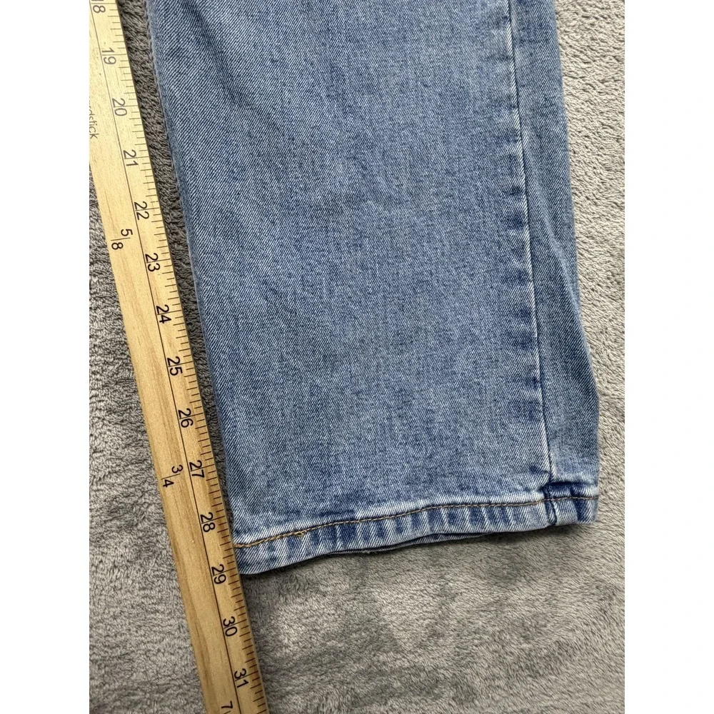 Levi's 505 Jeans Mens Measured 36x29 Blue Light‎ Wash Straight Regular Denim Zip